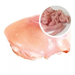 Csirkecomb filé bőr nélkül, csíkozva