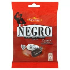   Győri Negro Classic mentol-ánizs ízű töltött keménycukorka 79 g