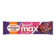 Cerbona max Epres-csokoládés müzliszelet 30g