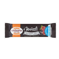   Cerbona étcsokoládés-málnás müzliszelet édesítőszerrel 20 g