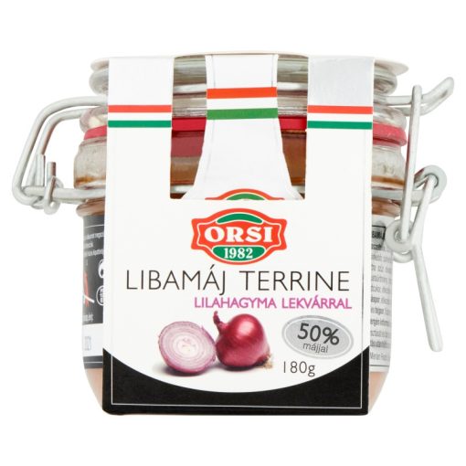Orsi libamáj terrine lilahagyma lekvárral 180g