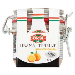 Orsi libamáj terrine narancslekvárral 180 g