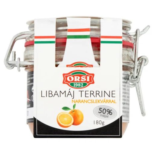 Orsi libamáj terrine narancslekvárral 180 g