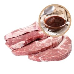 Sertés tarja csont nélkül BBQ pácban