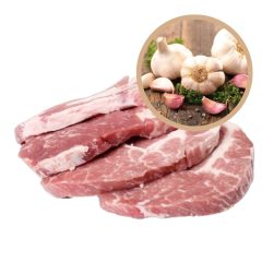 Sertés tarja csont nélkül fokhagymás pácban