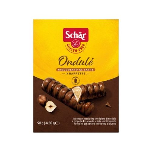 Schär ONDULÉ mogyorókrémes csokoládés ostya 90g