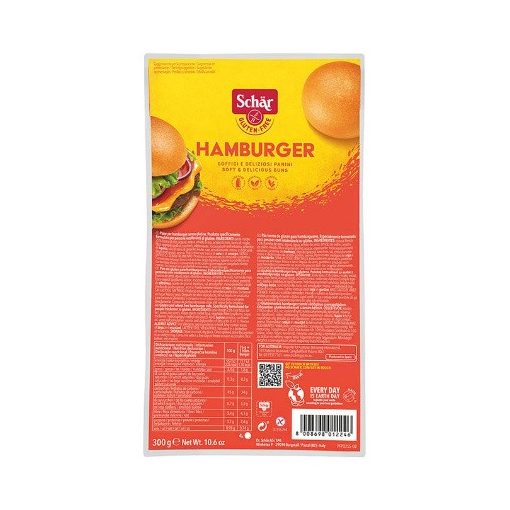 Schär gluténmentes hamburgerzsemle 300 g