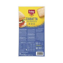 Schär gluténmentes Ciabatta elősütött zsemlék 200g