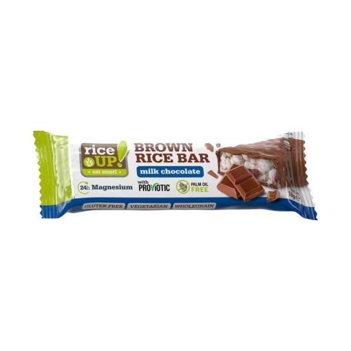 Rice Up puffasztott barna rizsszelet tejcsokoládéval 18g