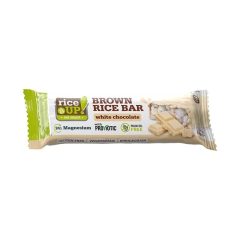   Rice Up puffasztott barna rizsszelet fehércsokoládéval 18g
