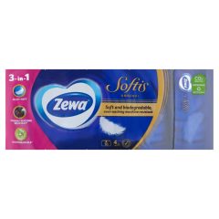 Zewa Softis Papírzsebkendő Illatmentes 10x9 db