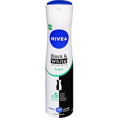 NIVEA Black & White Invisible Fresh deo spray 150 ml
