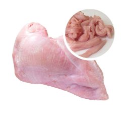 Pulykamell filé csíkozva