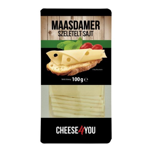 Cheese4you Maasdamer szeletelt sajt  100g