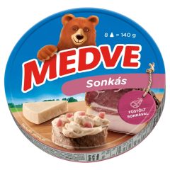 Medve Sonkás kördobozos sajt 140 g