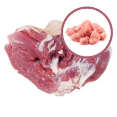 Sertés hátsó csülök csont nélkül kockázva