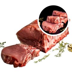 Sertés hosszú karaj csontos szeletelt