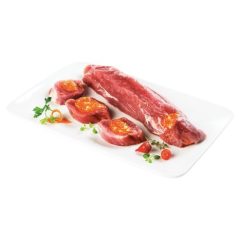 Sertés szűzpecsenye kolbászhússal töltve