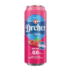 Dreher 24 0.0% alk. Dob.Málnás  0.5L