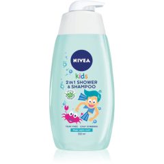 Nivea Kids 2 in1 Shower&Shampoo Fiú+lány 500 ml