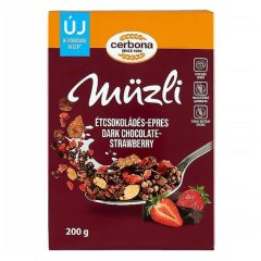 Cerbona étcsokoládés-epres müzli 200 g