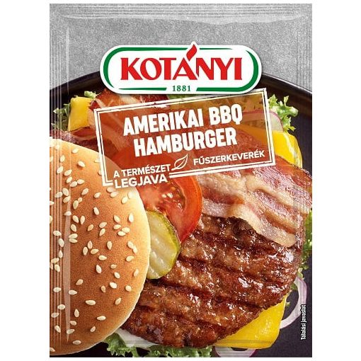Kotányi amerikai BBQ hamburger fűszerkeverék 25g