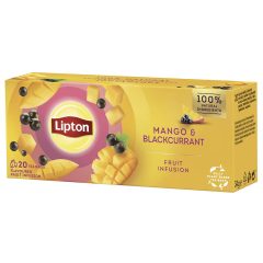   Lipton Fruit Infusion Mango & Blackcurrant ízesített gyümölcstea 20 teafilter 34g