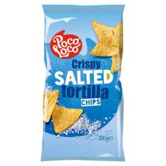 Poco Loco Tortilla enyhén sózott kukoricachips 200 g