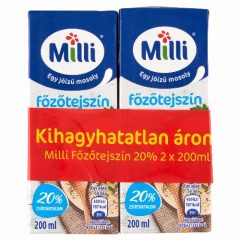 Milli Perfecto Főzőtejszín  2x200 ml