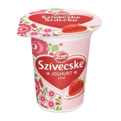 Zott Szívecske Joghurt Epres 125 g