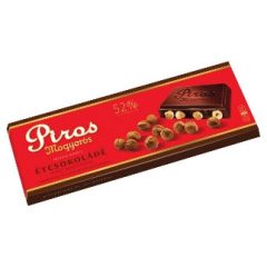   Piros Mogyorós prémium étcsokoládé egész mogyoróval 225 g