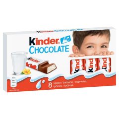   Kinder tejcsokoládé szelet tejes krémmel töltve 8 db 100 g