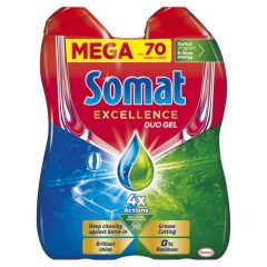 Somat Excellence Duo Gél gépi mosogatószer 2X630ML