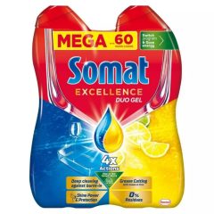Somat Gold Duo gél gépi mosogatószer lemon 2X540ml